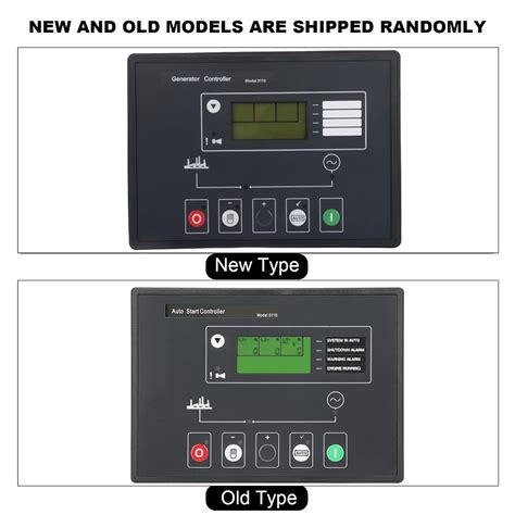 Buy Generator Controller 5110, Generator Controller Module LCD Display ...