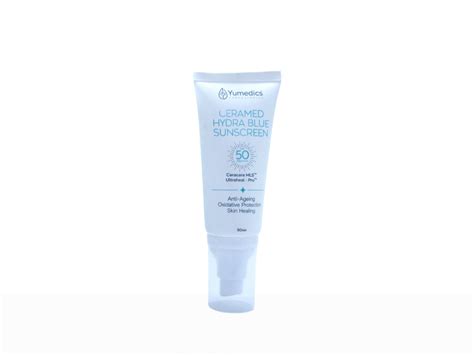 Buy Yumedics Ceramed Hydra Blue Sunscreen SPF 50 PA ++++ Online at Best ...