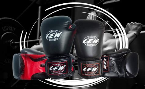 Buy LEW Pro Style Muay Thai/Kickboxing/MMA/Training 12 OZ Boxing Gloves ...