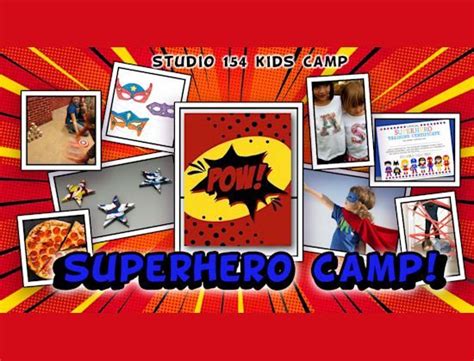 TIME for SUMMER CAMPS! Superhero Training Camp! Full Day Camp , 67 E ...