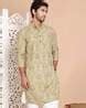 Buy Golden Kurtas for Men by JOMPERS Online | Ajio.com