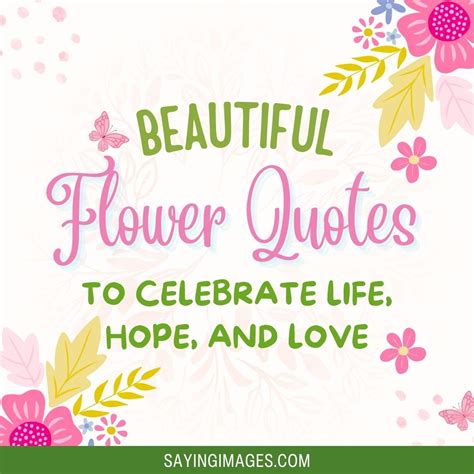 Beautiful Flower Quotes