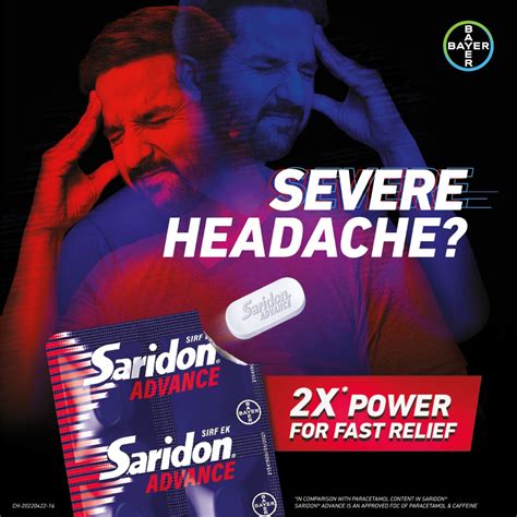 Saridon Advance Tablet 10's Price, Uses, Side Effects, Composition ...