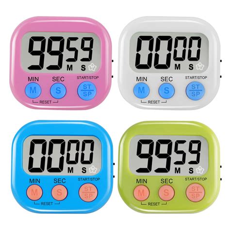 Buy Time Timer Digital Timer (4-Pack) - Magnetic Timer with Cute Star ...
