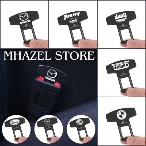 Jual Safety Seat Belt Buckle Alarm Buzzer Stopper Mobil Universal Custom Grafir Logo Mobil Eropa ...