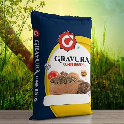 Bold Cumin Seeds BOPP Bag Packaging Design – Gravura Designs