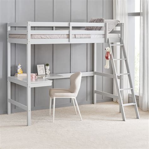 Buy Helios Taylor Sarsar Study Bunk Bed - Grey from Helios by Home ...