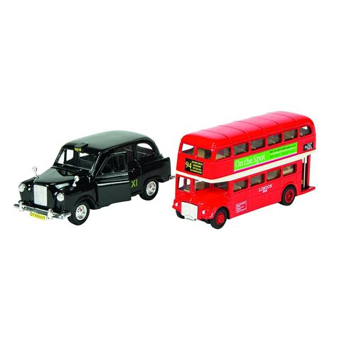 Buy Goki London Bus & Taxi from Injection Molded Toy Figure Online at ...