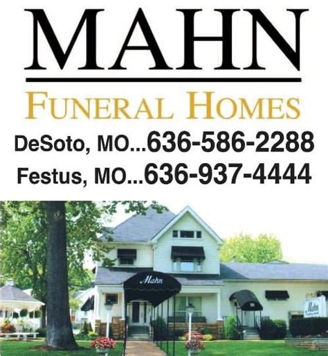 Mahn Funeral Homes and Peaceful Ridge Cemetery/Mausoleum | DeSoto MO