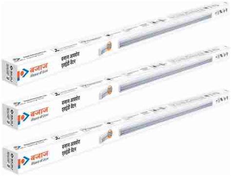 BAJAJ 20 Watt Led Batten with Glare Free Lighting (Pack of 3, Cool Day ...