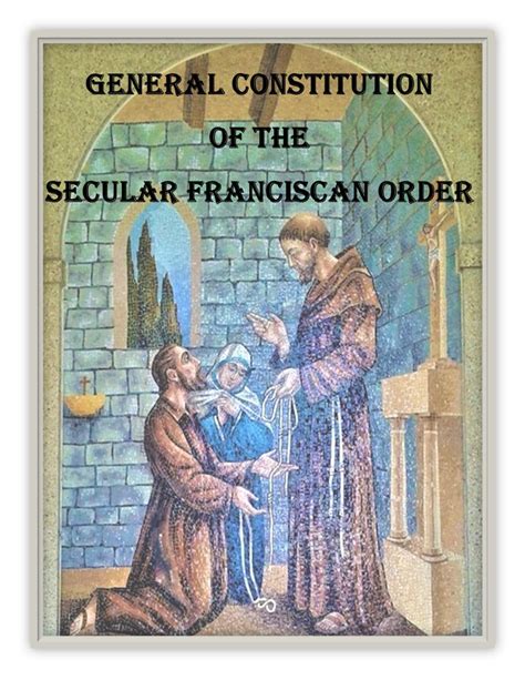 Our Constitution and National Statutes of the Secular Franciscan Order ...