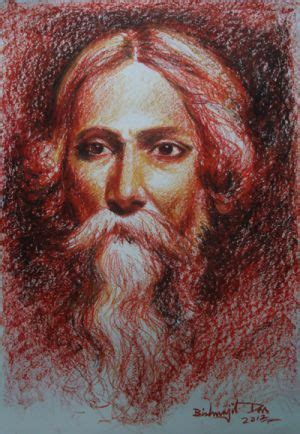 Buy Painting The Great Rabindranath Tagore 2 Artwork No 3098 by Indian ...