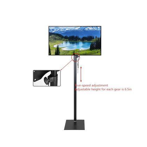 MYOYAY 360 Degree Swivel TV Floor Stand for 12-43 inch TVs India | Ubuy