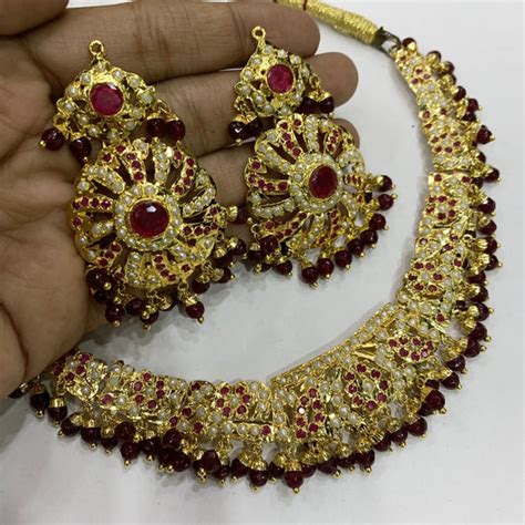 Buy Latest Jadau Necklace Sets Online (2025)- Vijay & Sons