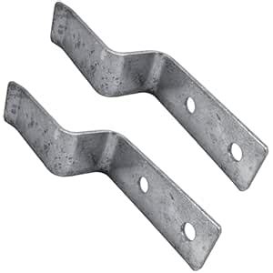 Barn Door, Gate or Door - Drop Bar Lock Brackets - Made of Galvanized ...
