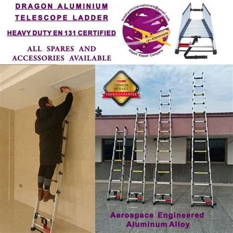 Telescopic Ladder - 3.4 M FRP Insulated Fiberglass Telescopic Ladder ...