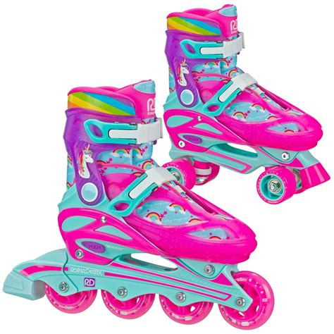 Buy Roller Derby Girls Sprinter 2N1 Quad and Inline Skates Combo ...