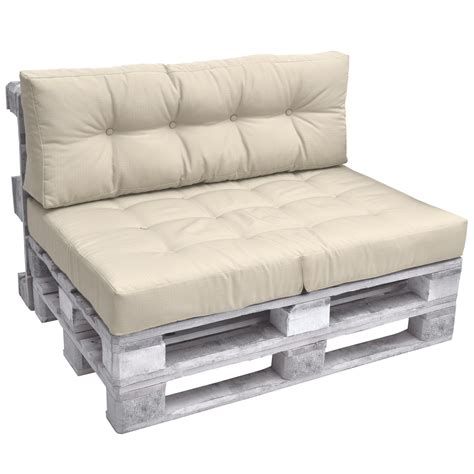 Buy Beautissu Pallet Cushion – 120x40x15cm Garden Bench Back Pad – For ...