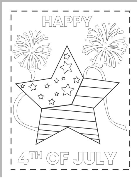 July 4 Coloring Pages