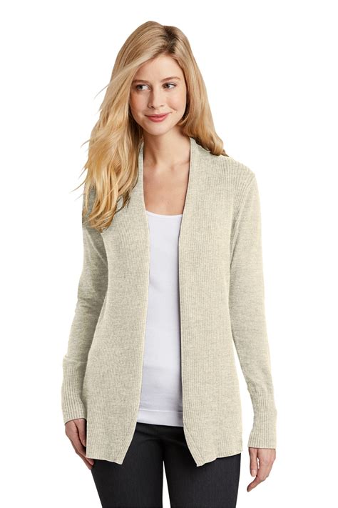 Pella Products | Port Authority Ladies Open Front Cardigan Sweater. LSW289