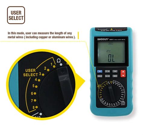 Allsun Digital Electric Cable Resistance Tester - Measure India | Ubuy