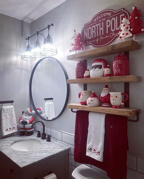 How to decorate your bathroom for christmas – Artofit