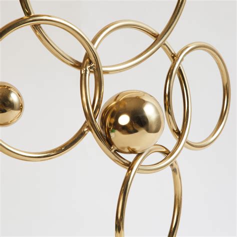 Buy Eternity Berlin Marble Base Metal Ring Table Accent from Home ...