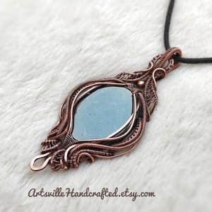 Buy Hematite EMF Protection Necklace Hematite Wire Wrapped Pendant ...