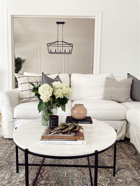 Styling A Round Coffee Table | Cabinets Matttroy