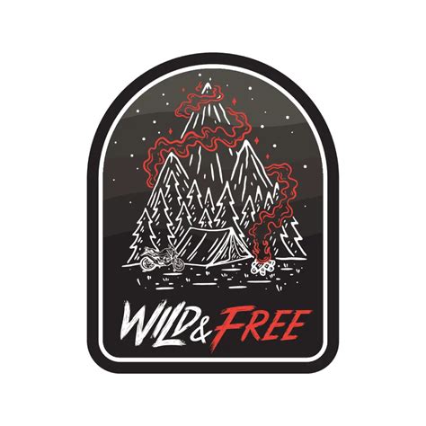 Wild & Free Sticker