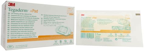 Buy 3m 3584 Tegaderm with Pad Dressing 2 38 x 4 - Box of 50 Online at ...
