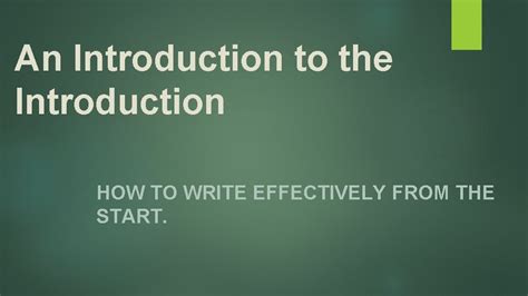 Write An Introduction 的图像结果