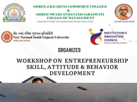 A workshop on Entrepreneurial Skills, Attitude and Behavior Development ...