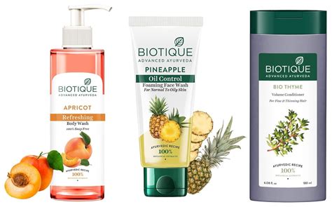 Buy Biotique Apricot Refreshing Body Wash, 200ml & Bio Thyme Volume ...