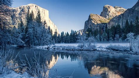 Yosemite National Park Winter Scenery Wallpapers - Wallpaper Cave