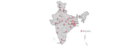 PUDO Map - Hilti India