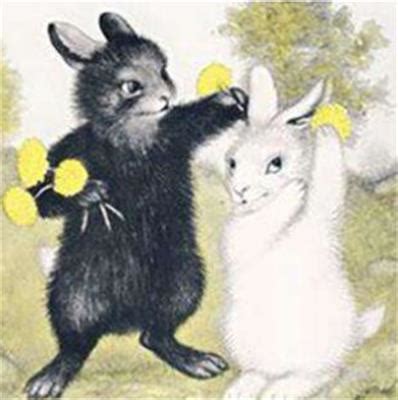 小学多媒体课件：小白兔和小灰兔