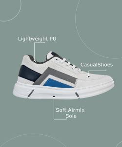 Mast & Harbour Faux Leather Shoes Sneakers For Men - Buy Mast & Harbour ...