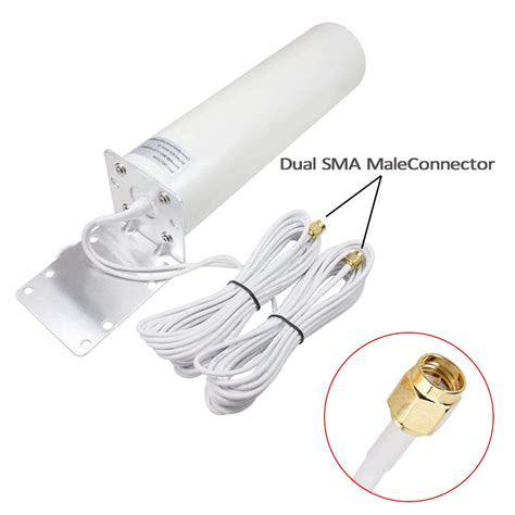 Buy High Gain 10-12dBi Wide Band Outdoor Wall Mount Dual SMA 3G/4G LTE ...