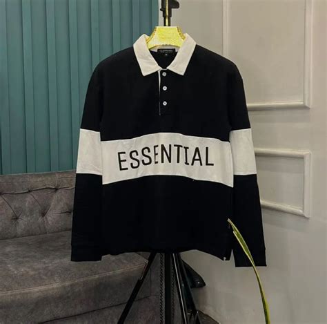 Essential Printed Oversized Contrast Collar Sweatshirt For Mens ...