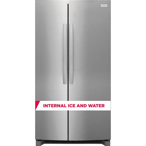 26 Cu. Ft. 36" Standard-Depth Side-by-Side Refrigerator Stainless Steel ...