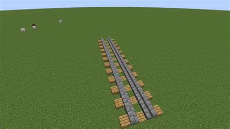 Image result for Train Track Tutorial Minecraft Craftyfoxe