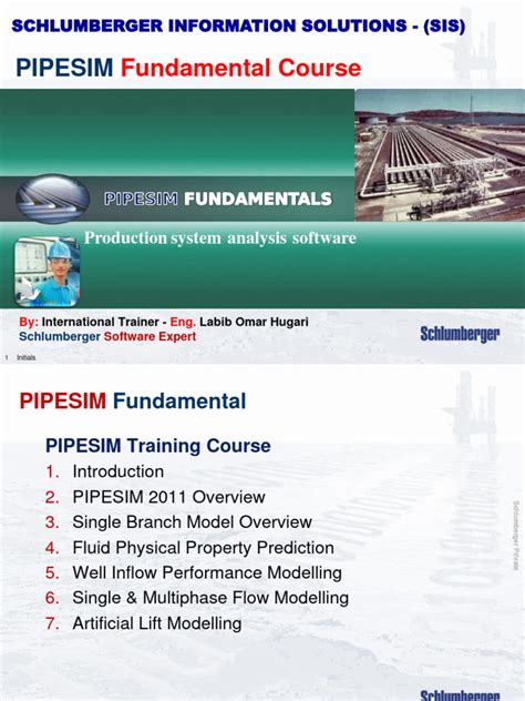 PIPESIM 2011 Training Fundamentals Labib Lect 1 | PDF | Geographic ...