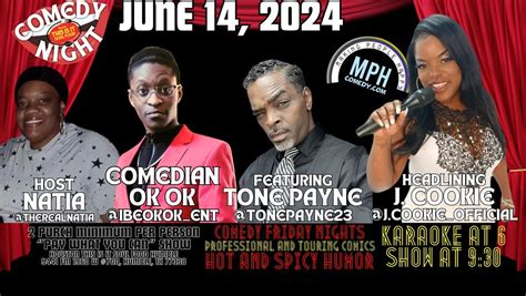 Headliner Stand-up Comedy at THIS IS IT Soul Food - Humble, 9441 FM ...