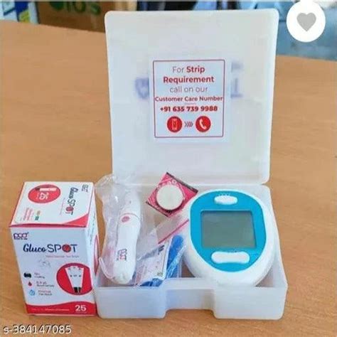 Point of Care Gluco SPOT Glucometer with 25 Test Strips – Springkart