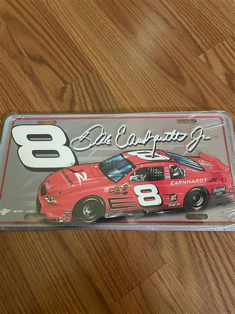 Buy New in Plastic, Dale Earnhardt JR, License Plate, NASCAR, Racing ...