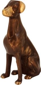 Kartique Brass Dog Statue Showpiece Vastu Decorative Figurine Home ...