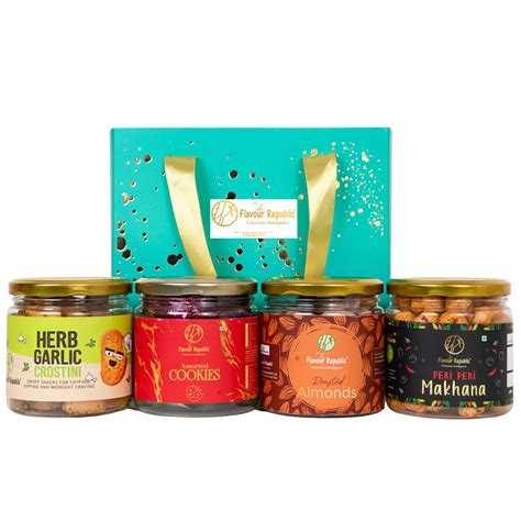 The Flavour Republic Premium Devour String Snack Hamper Gift Combo Box ...