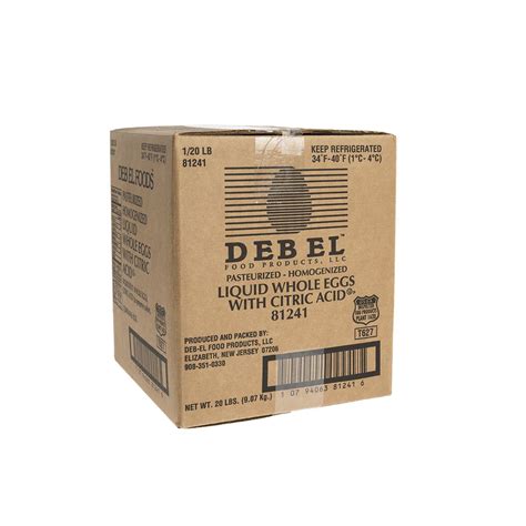 Deb-El Table Ready Whole Liquid Eggs – BoxNCase