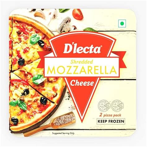 Dlecta Shredded Mozarella Cheese, 140 g : Amazon.in: Grocery & Gourmet ...